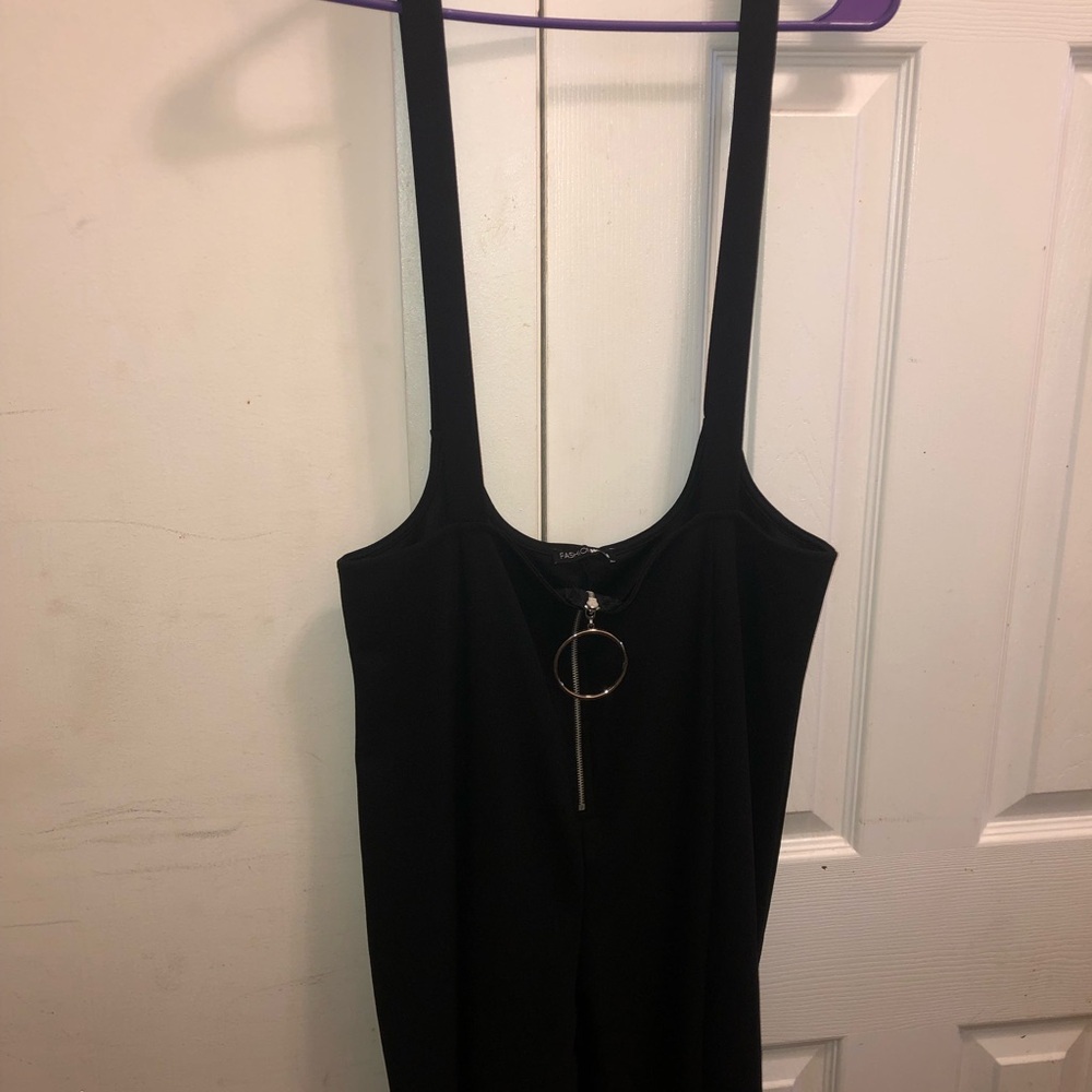 Black Sleeveless Jumpsuit